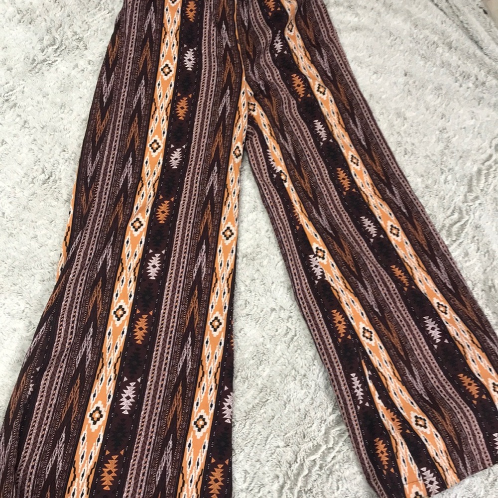 Wide Leg Boho Pants